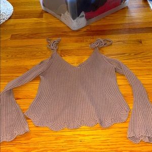 LA Hearts beautiful cold shoulder blouse